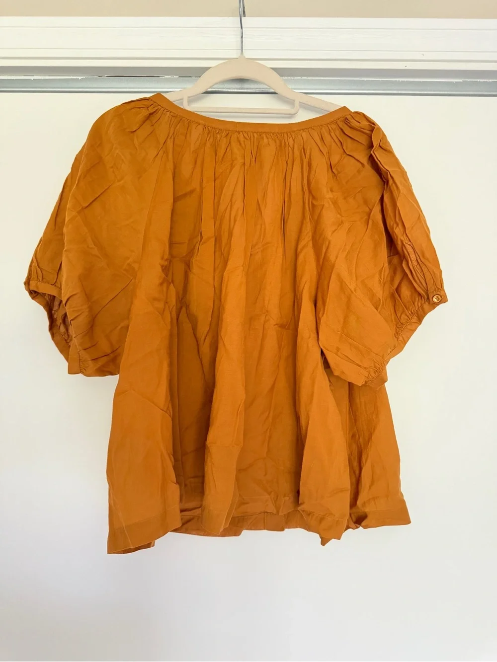 DOEN June Mustard Brown Top